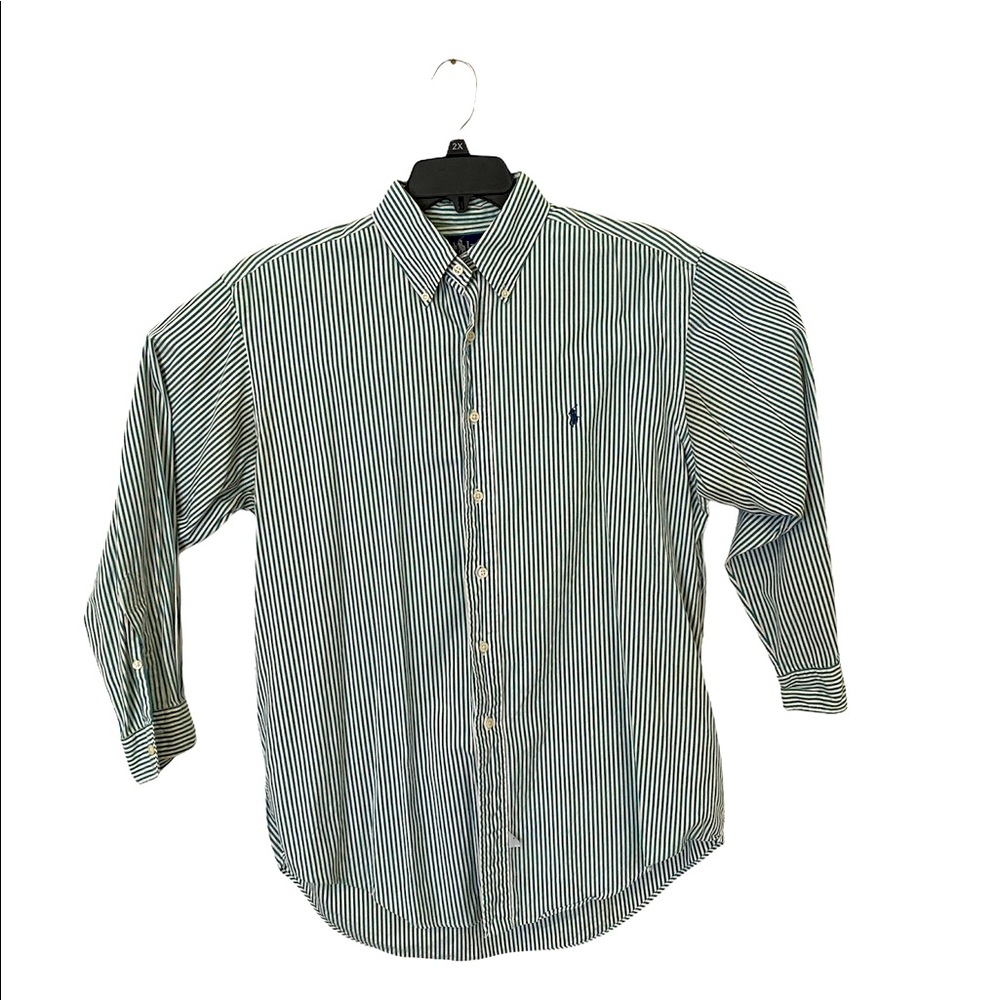 Polo Ralph Lauren  Button Shirt Green Men Large